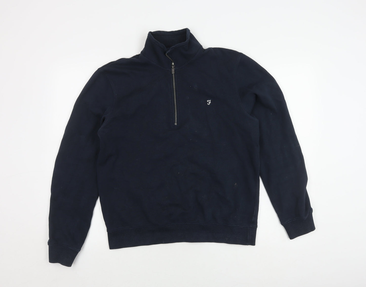 Farah Men's Blue M Pullover Sweatshirt