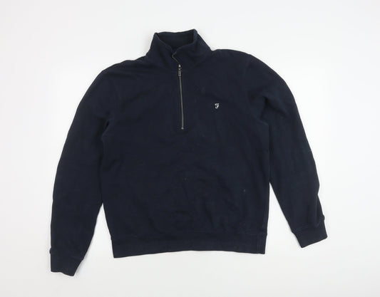 Farah Men's Blue M Pullover Sweatshirt