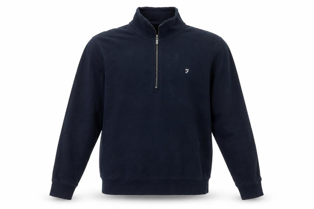 Farah Men's Blue M Pullover Sweatshirt
