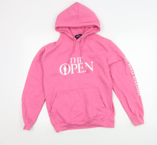 The Open Pink Unisex Hoodie L Graphic Print