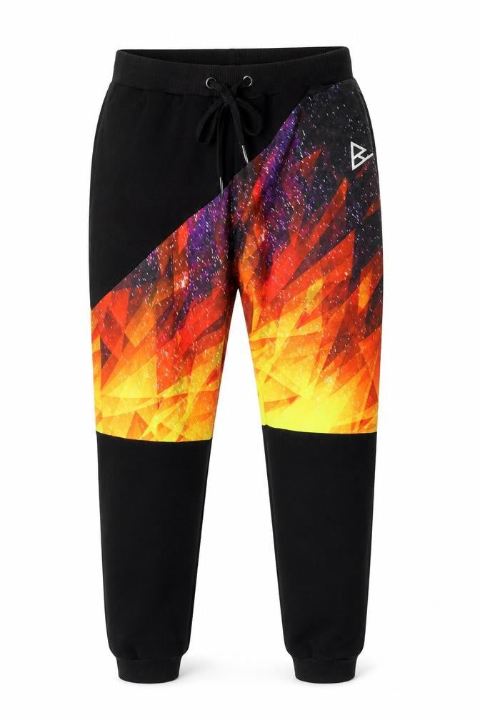 Blowhammer Men's Multicoloured Jogger Trousers - Size S