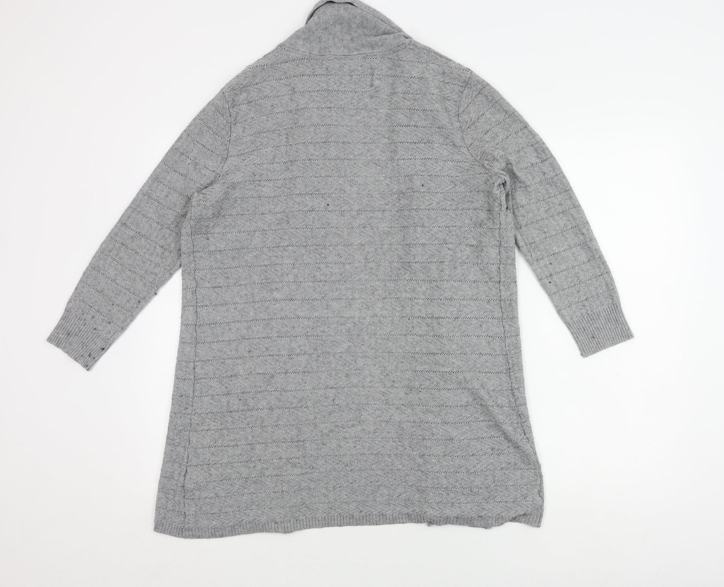Maine New England Women's Grey Cardigan Size 16