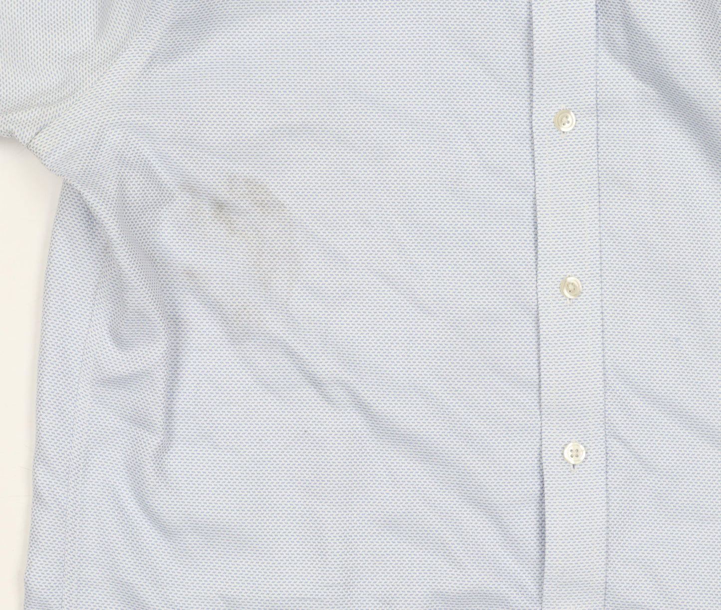 Charles Tyrwhitt Men's Blue Slim Fit Shirt Size 16