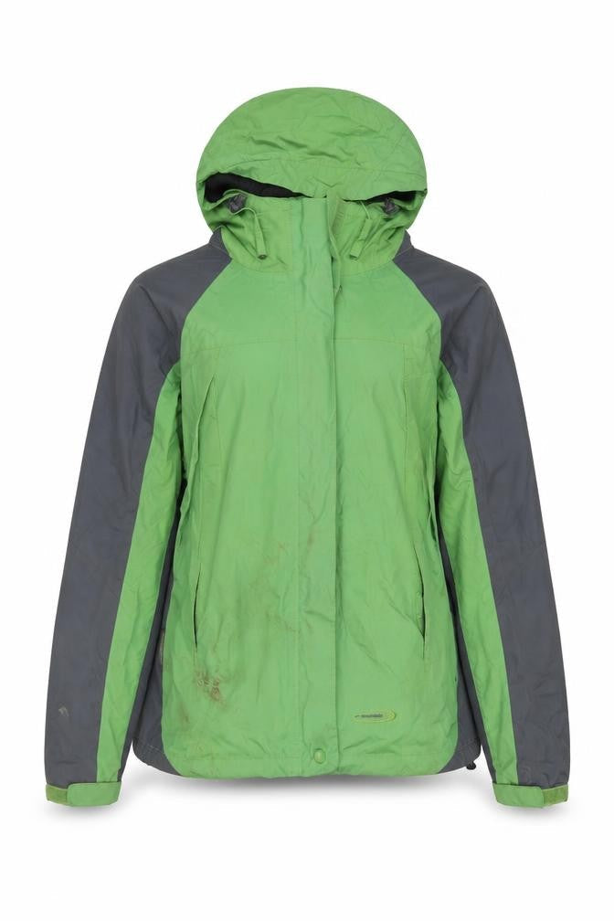 Mountain Life Women's Green Rain Coat Jacket Size 14
