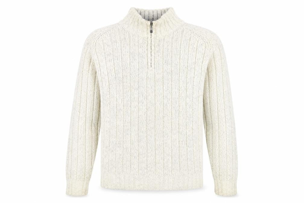 Marks & Spencer Men's Ivory Cable-Knit Pullover M