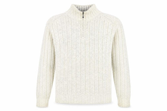 Marks & Spencer Men's Ivory Cable-Knit Pullover M