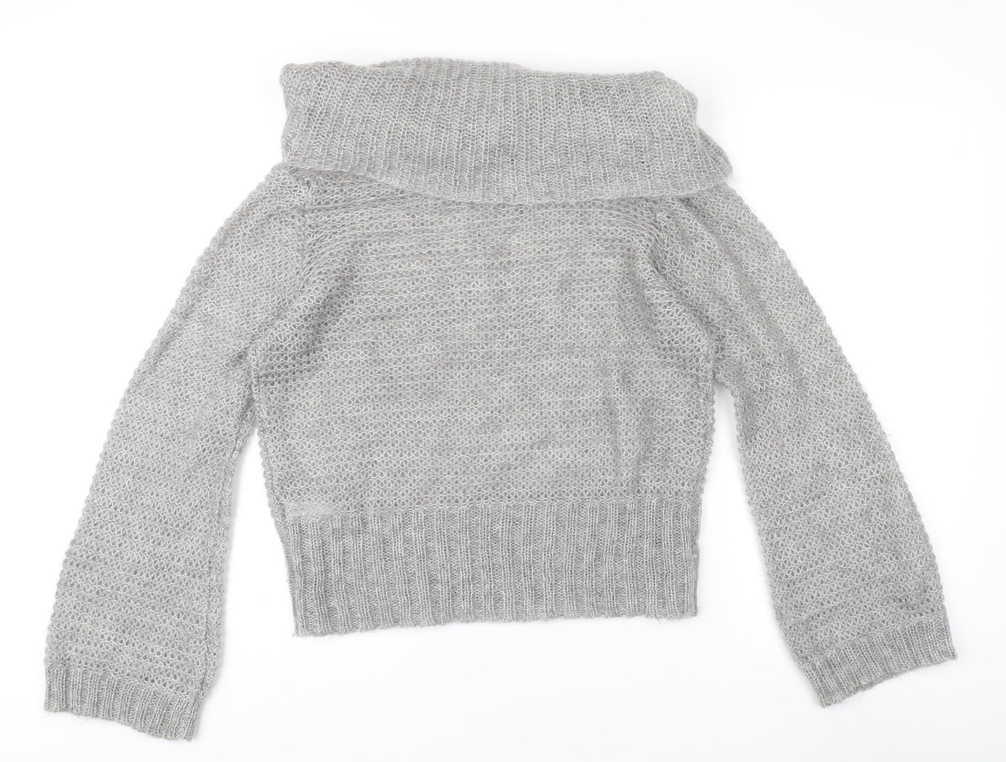 Marks and Spencer Womens Grey Cowl Neck Pullover M