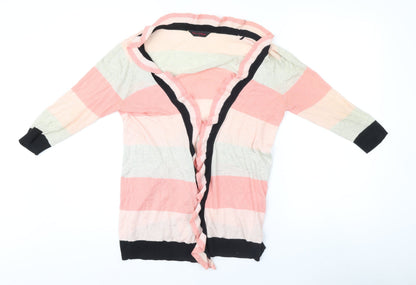Additional front view of Miss Selfridge Women's Multicoloured Cardigan, size 10