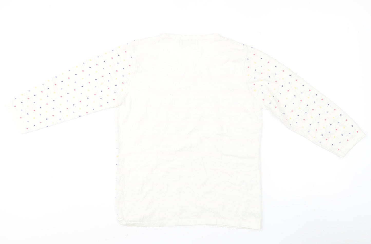 Honor Millburn Women's White Polka Dot Pullover Jumper - S