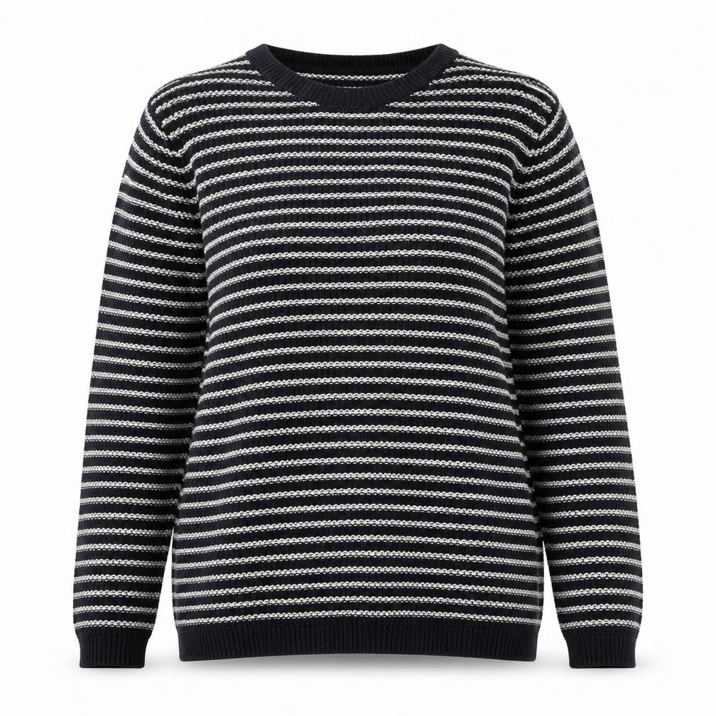 Next Women's Blue Striped Knit Jumper, Size M