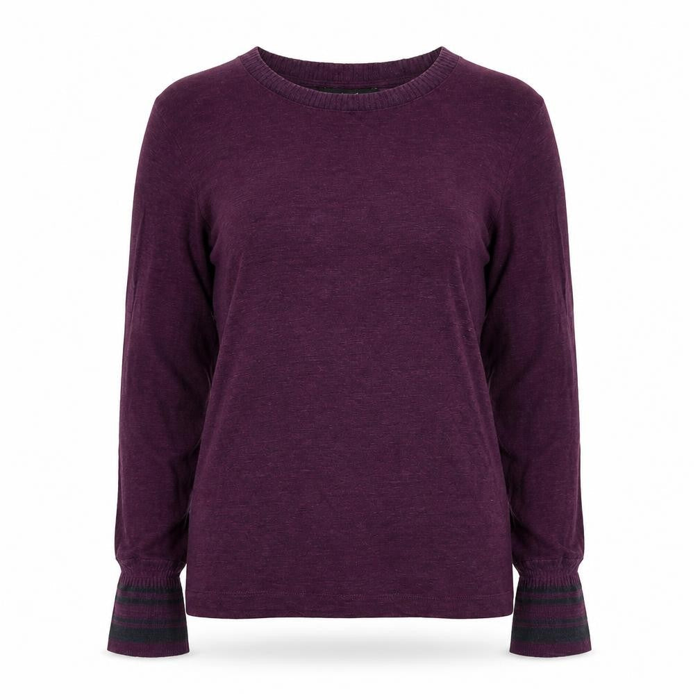 Next Women’s Purple Linen Pullover Jumper Size 6