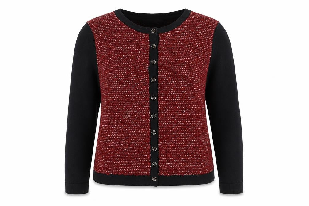 Marks & Spencer Women Red Cardigan Size 14