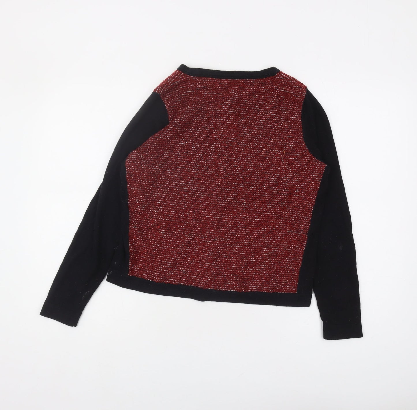 Marks and Spencer Women Red Cardigan Size 14