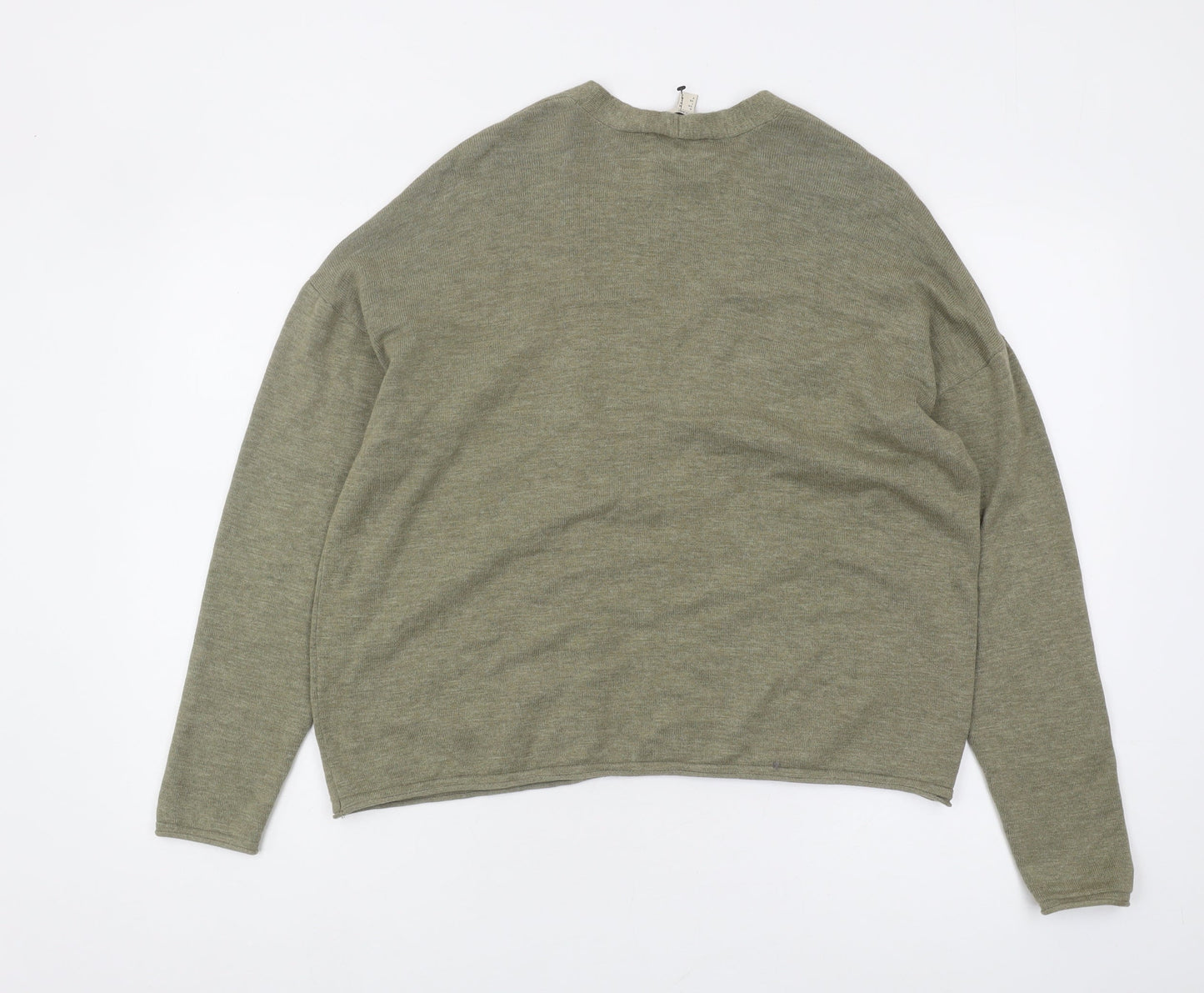EDC Women's Green Cardigan M Open Casual