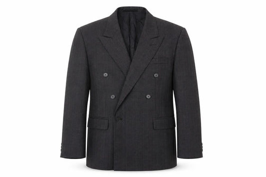 Burton Men's Black Double-Breasted Blazer 38R