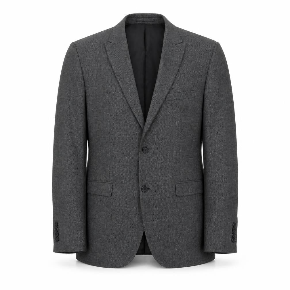 Next Men's Grey Blazer, 42R Regular Fit
