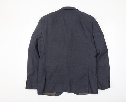 Next Men's Blue Blazer, 42R, Classic Formal Jacket