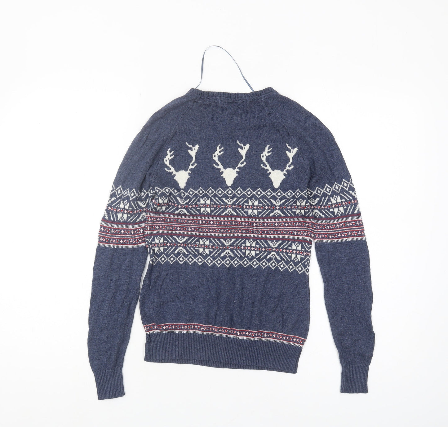 Maison de Nimes Women's Blue Christmas Jumper XS