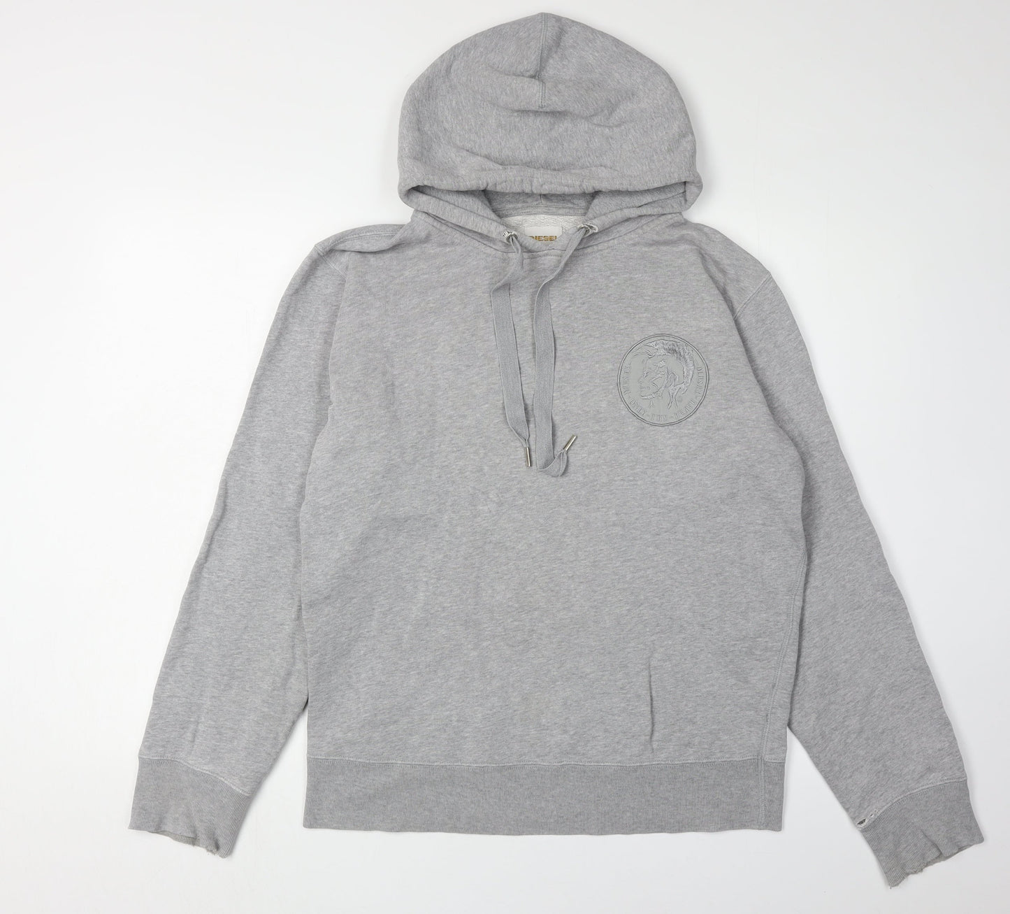 Diesel Men's Grey Pullover Hoodie M Classic Style
