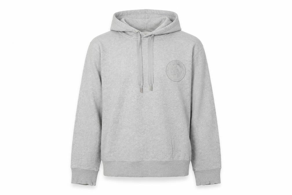 Diesel Men's Grey Pullover Hoodie M Classic Style