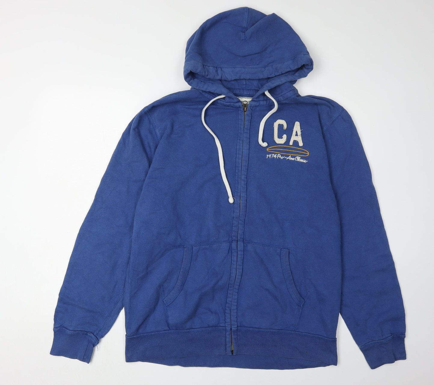 Old Navy Men's Blue Full Zip Hoodie - Large