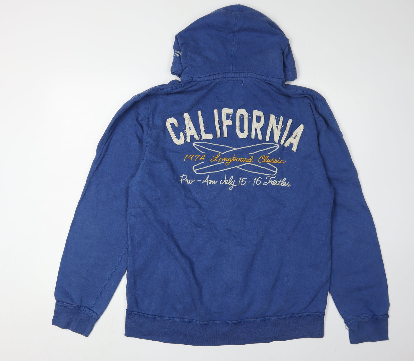 Old Navy Men's Blue Full Zip Hoodie - Large