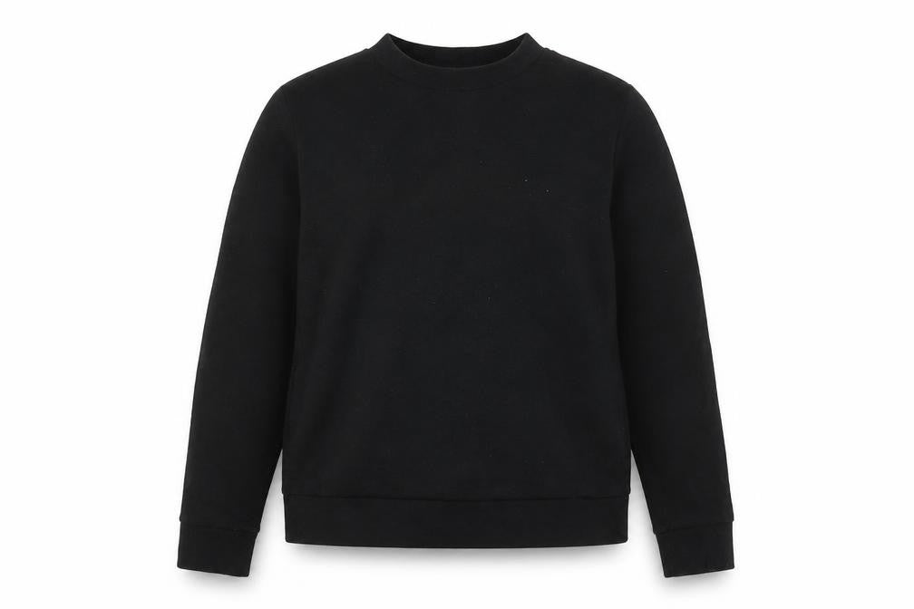 Mango Women's Black Crew Neck Sweatshirt, Size S