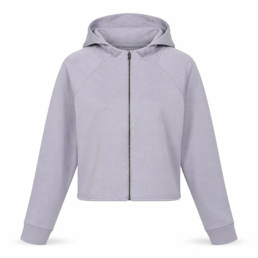 Gilly Hicks Women's Grey Full Zip Hoodie - Size S