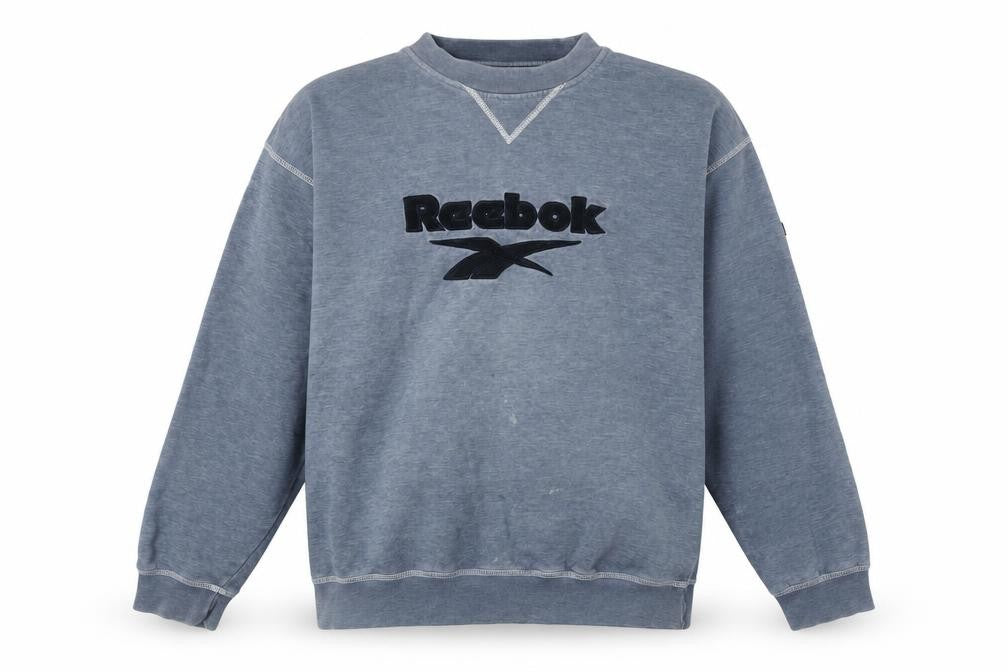 Reebok Men’s Blue Pullover Sweatshirt Medium
