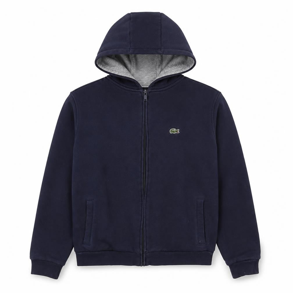 Lacoste Boys Blue Full Zip Hoodie Size 16 Years