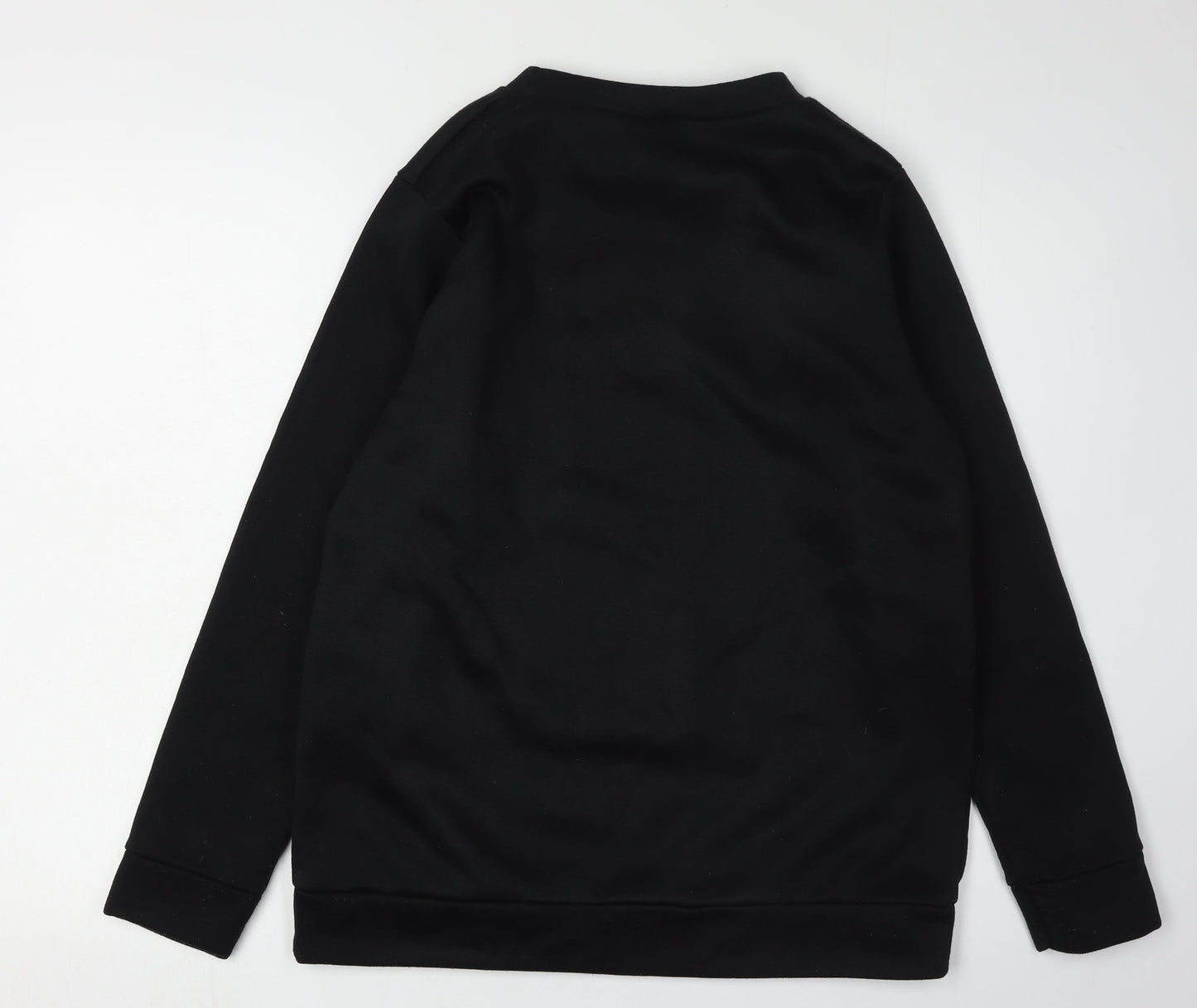 Disney Women's Black Donald Duck Sweatshirt Size 10/12