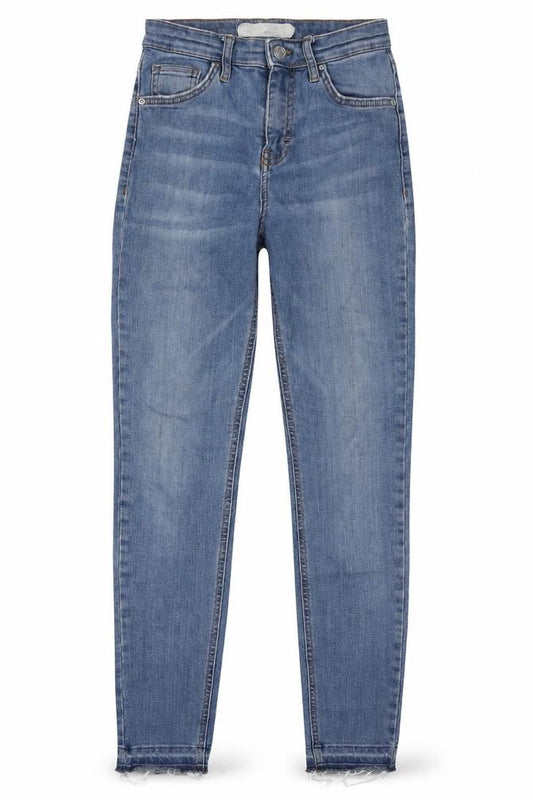 Topshop Women's Blue Skinny Jeans Size 8