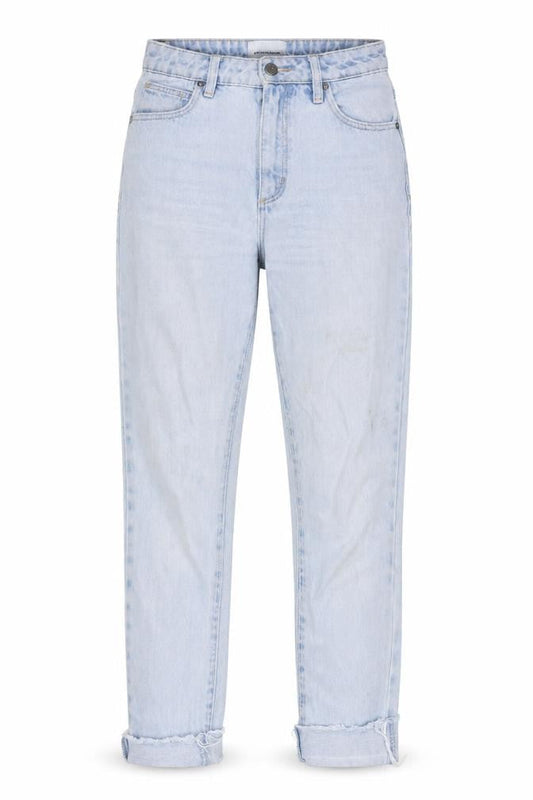 Abrand Women's Slim High-Rise Blue Jeans - Size 6
