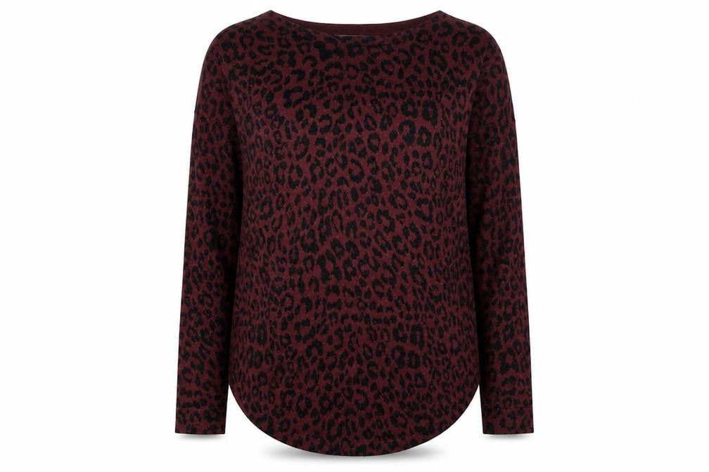 Oasis Women's Animal Print Pullover Jumper M