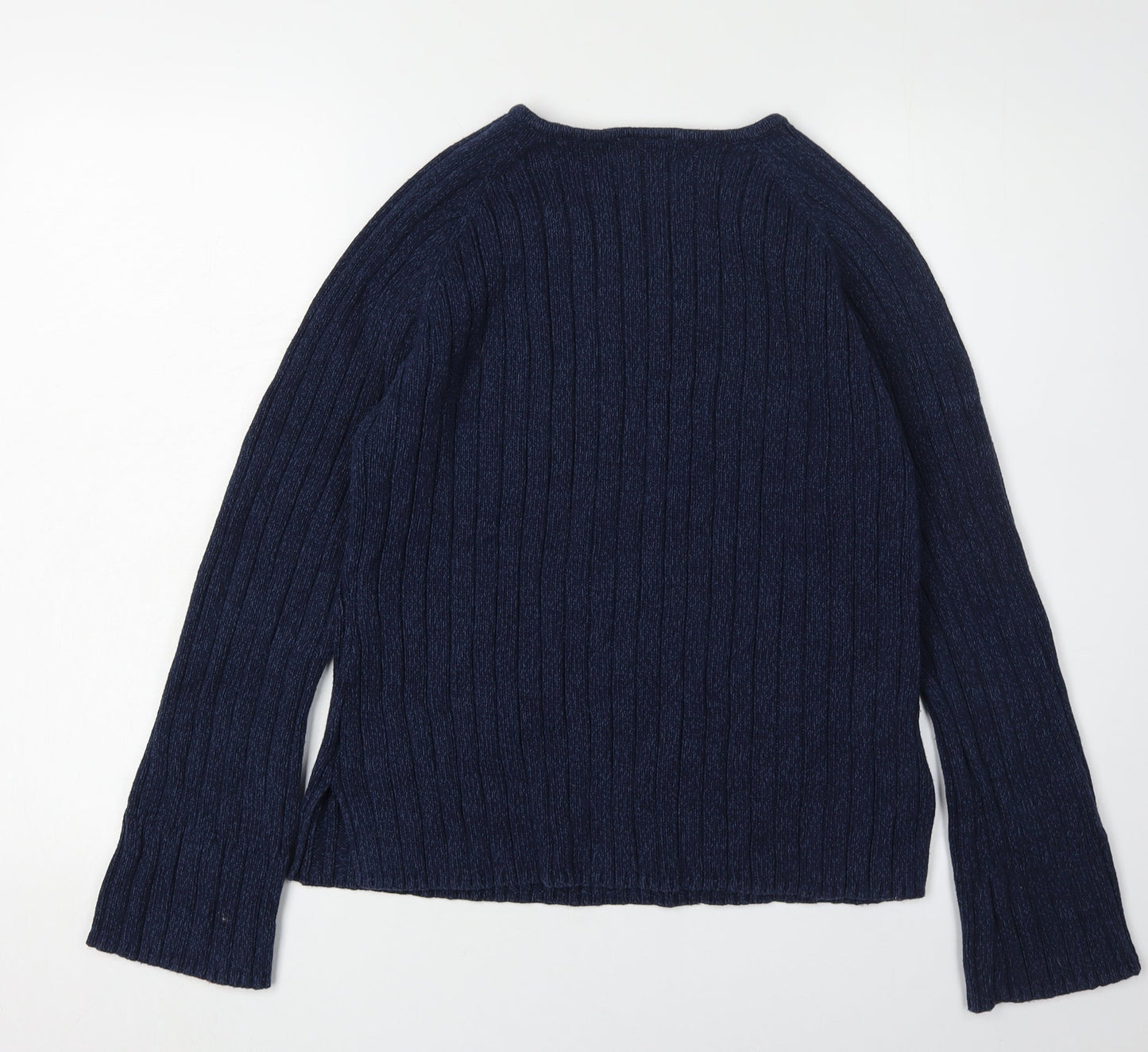 Next Women's Blue Cable Knit Pullover Jumper Size 15