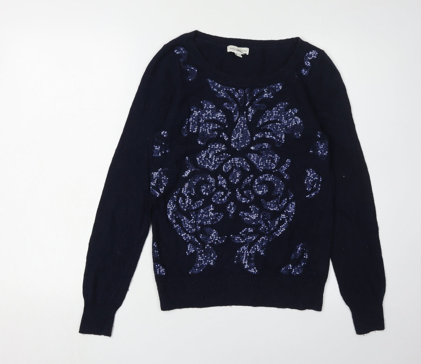 Monsoon Women's Black Pullover Jumper, Size S