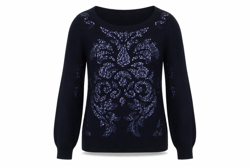 Monsoon Women's Black Pullover Jumper, Size S