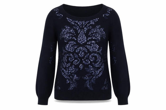Monsoon Women's Black Pullover Jumper, Size S