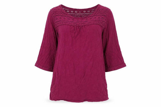 FatFace Women's Purple Tunic Blouse Size 8