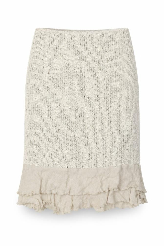 Madeleine Women's Beige Knit Skirt Size 12