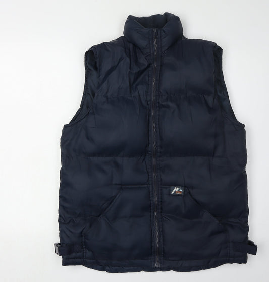 Duke London Men's Blue Padded Waistcoat, Size S, Casual