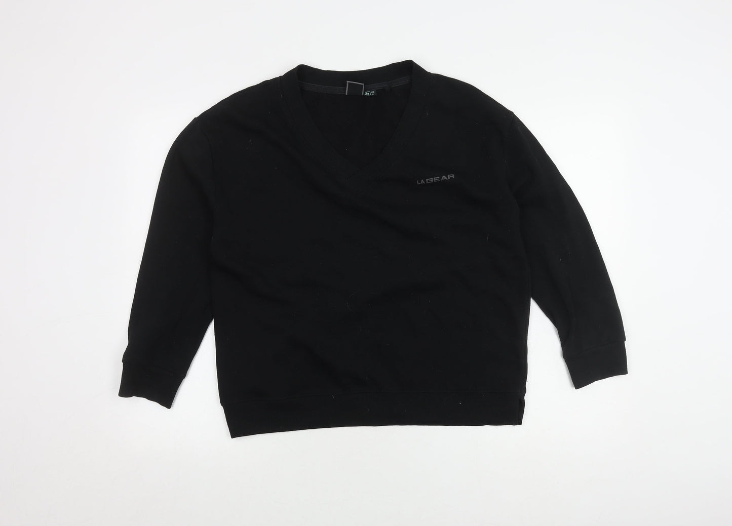 LA Gear Women's Black Pullover Sweatshirt, Size 12