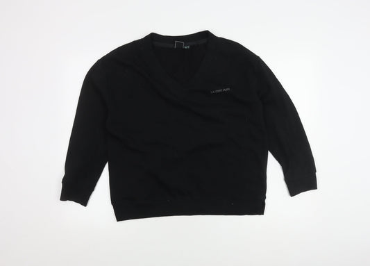 LA Gear Women's Black Pullover Sweatshirt, Size 12