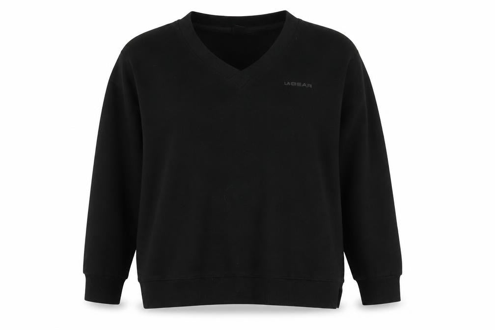 LA Gear Women's Black Pullover Sweatshirt, Size 12