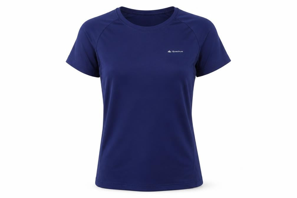 Quechua Women's Blue Short Sleeve Active T-Shirt