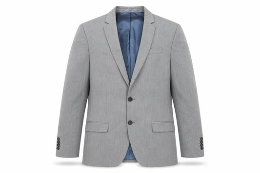 River Island Men's Grey Blazer Jacket Size 40S Formal