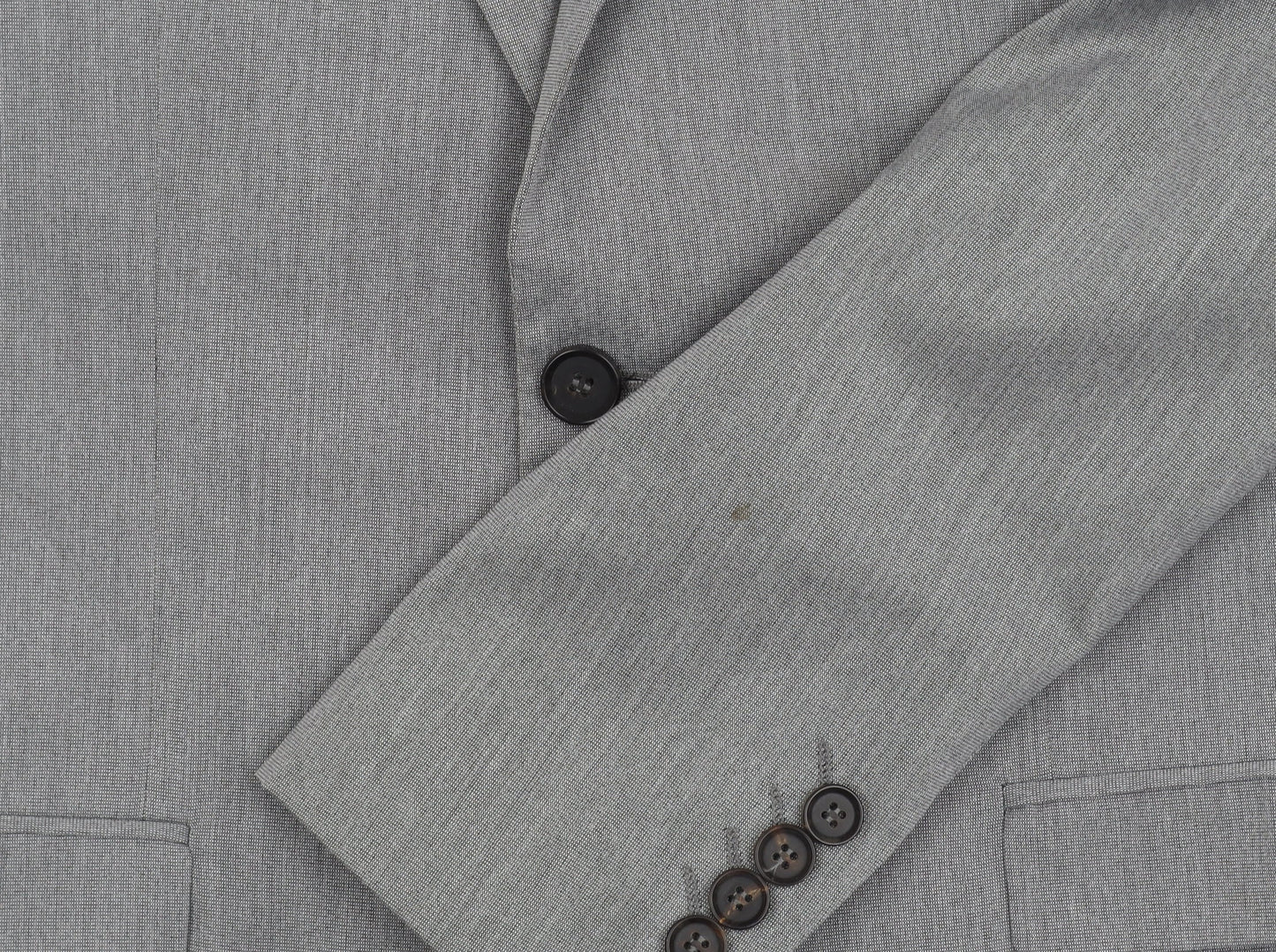 River Island Men's Grey Blazer Jacket Size 40S Formal