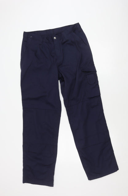 Tranemo Womens Blue Cargo Trousers Size 34