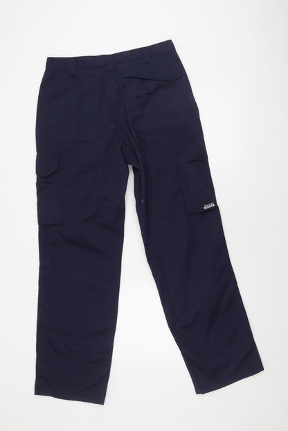 Tranemo Womens Blue Cargo Trousers Size 34