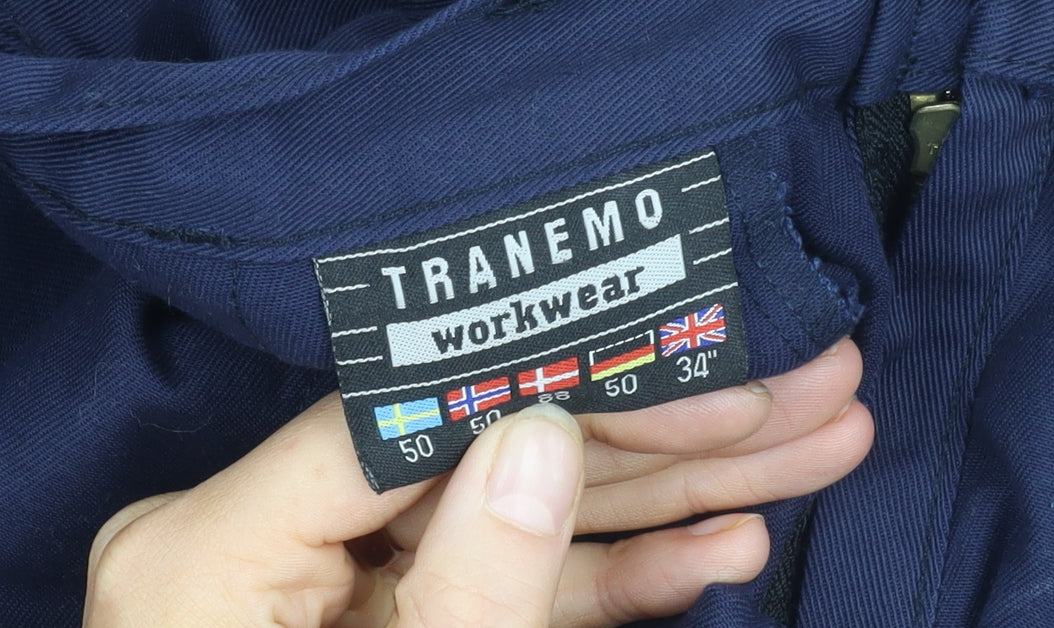 Tranemo Womens Blue Cargo Trousers Size 34